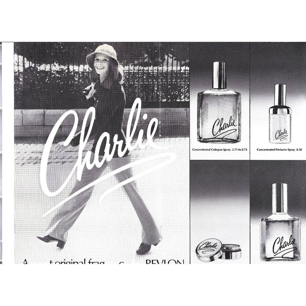 Vintage Charlie Perfum Revlon Ad Print 1970s Magazine Advertisement